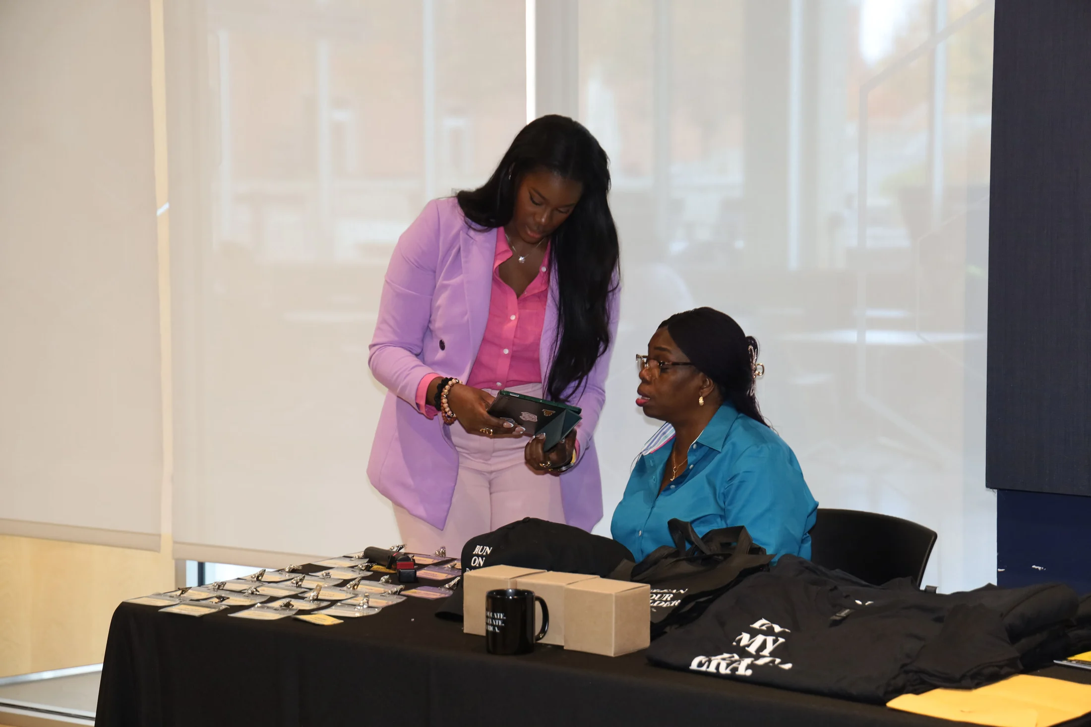 BRA community members connecting at an event